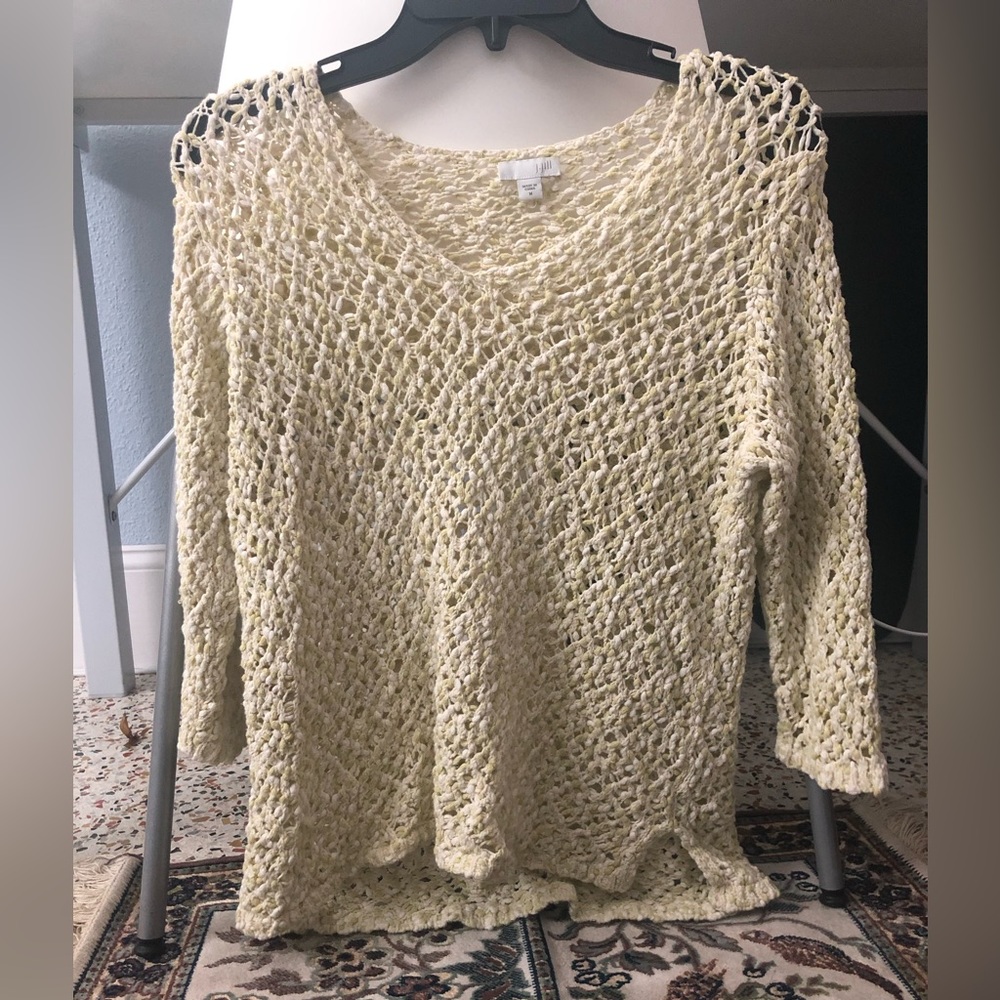 J Jill crochet sweater (medium)
